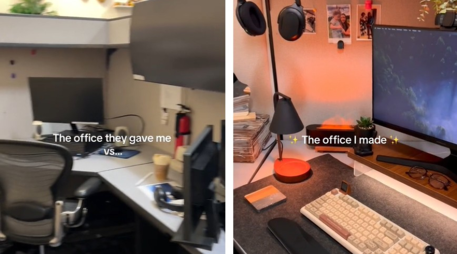 Jovem transforma baia ‘sem graça’ em espaço decorado e viraliza com antes e depois: ‘Estou obcecada’