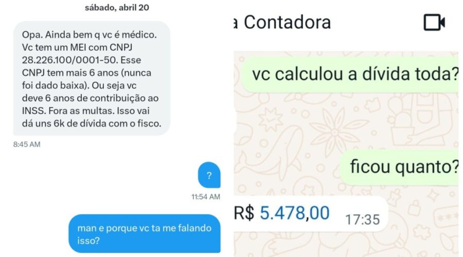 Jovem descobre dívida de R$ 5,4 mil com MEI que não sabia ter, e relato viraliza. Entenda