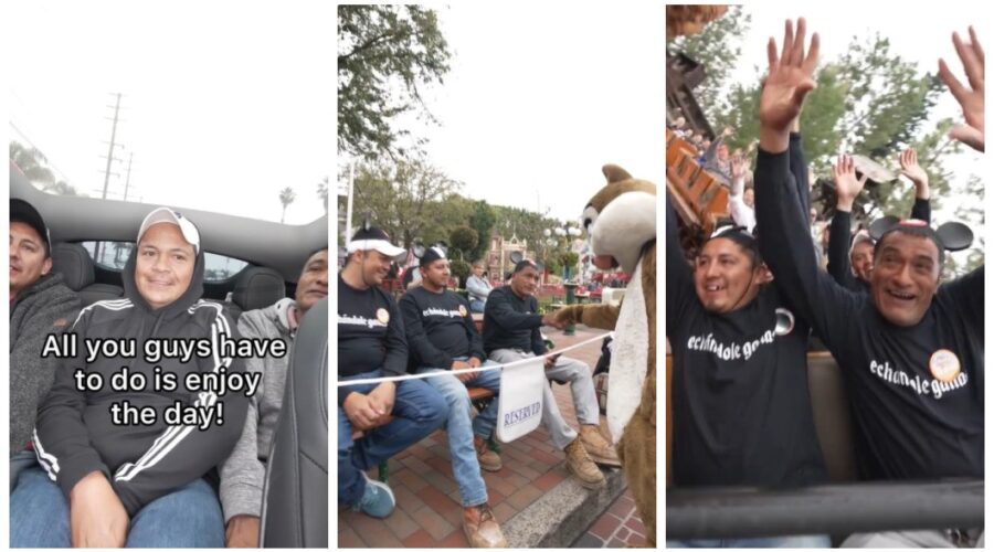 TikToker surpreende imigrantes latinos ao levá-los à Disney e comove a internet