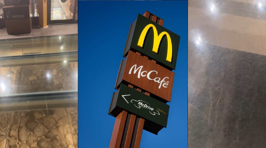 Cliente viraliza mostrando McDonald’s construído sobre cemitério com esqueletos à mostra: ‘macabro’