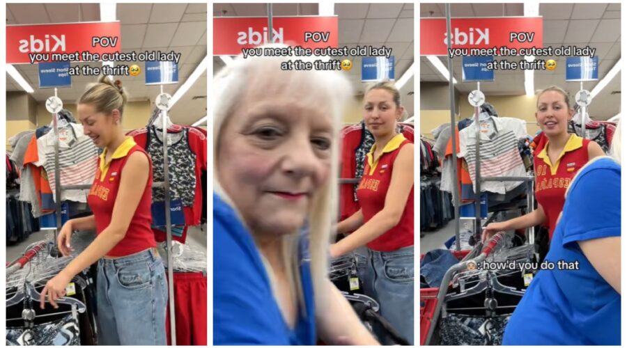 Cliente idosa ‘invade’ vídeo de achadinhos de influenciadora em brechó e viraliza