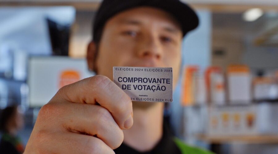 Burger King vai dar batata frita ou onion rings para quem apresentar comprovante de votação