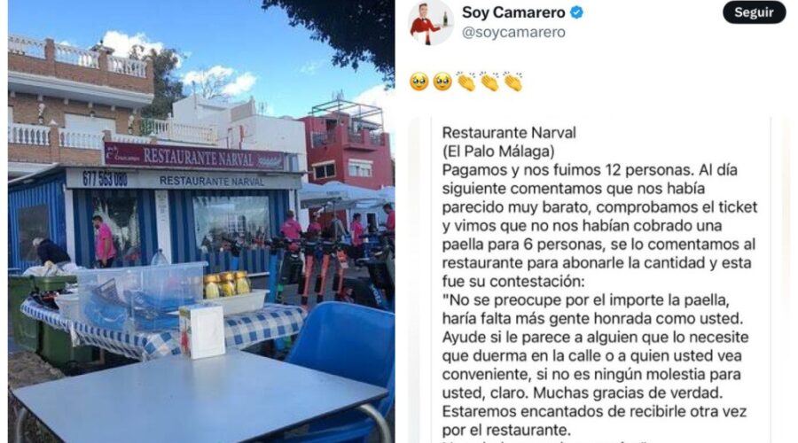 Restaurante viraliza com resposta educada a clientes que esqueceram de pagar conta