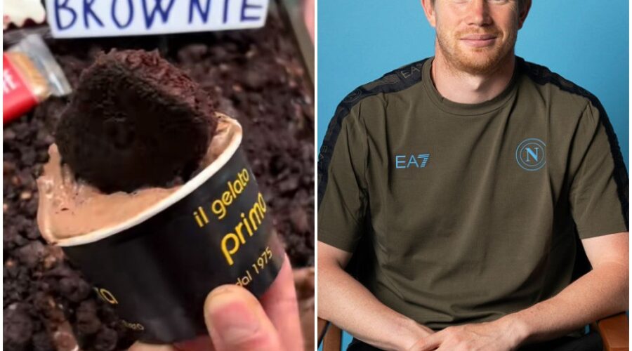 Kevin De Brownie: sorveteria italiana homenageia craque do futebol com sabor inusitado