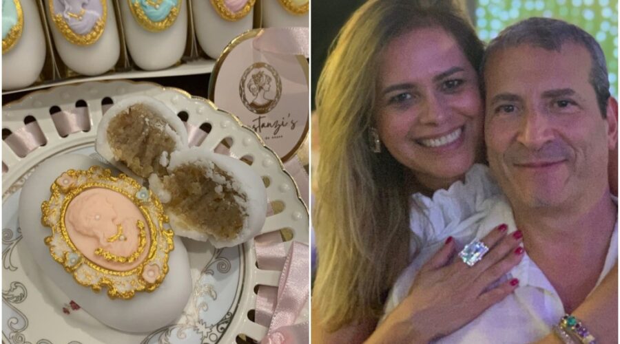 Casal cria negócio de camafeus de nozes com decoração personalizada