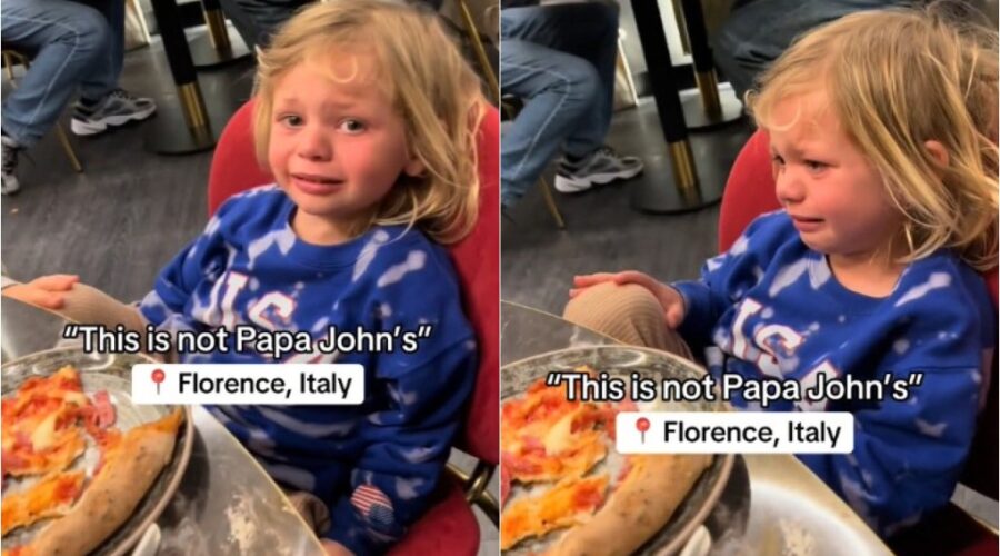 Menino chora ao pedir por pizza de fast food em restaurante Michelin e vídeo viraliza